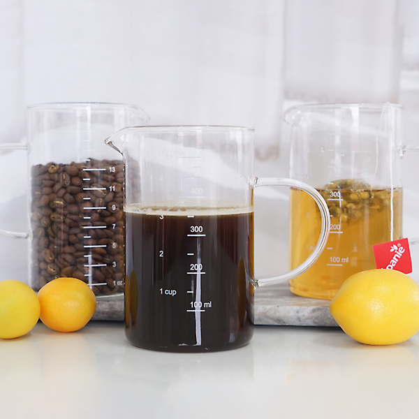  코코비아 내열유리 비커 계량컵 500ml 커피 핸드드립서버