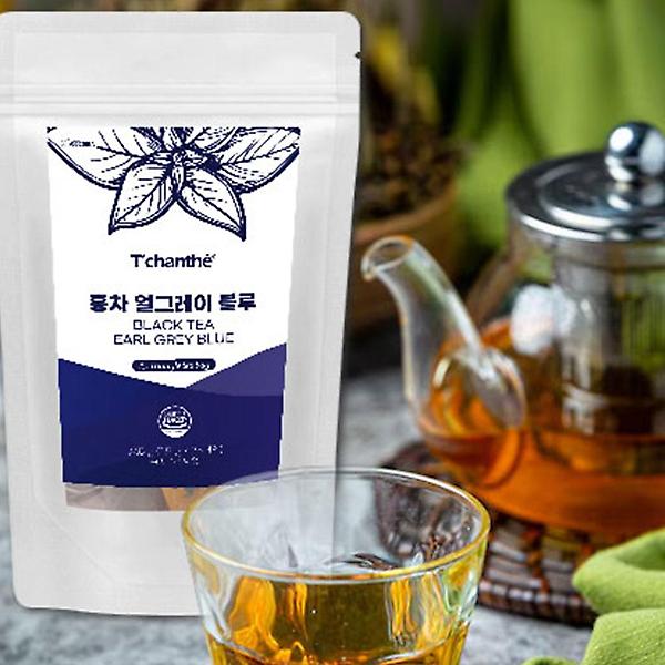  티샹떼 홍차 얼그레이티 블루 리필팩 130g 블랙티 잎차