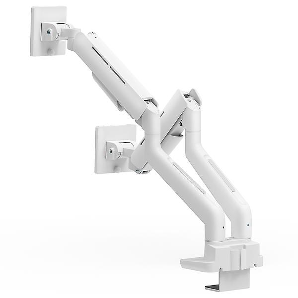  엔산 NH-25 고중량 가스스프링 듀얼 모니터암 화이트