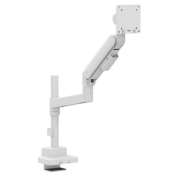  엔산 UHML-15P 폴타입 초고중량  가스스프링 싱글모니터암 화이트
