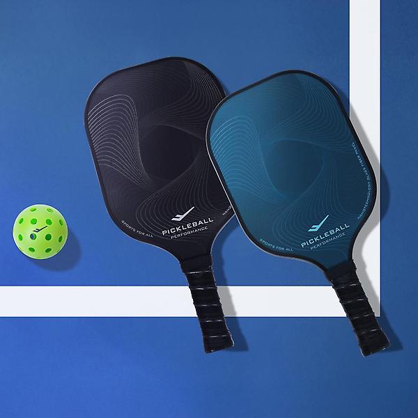  프로스펙스 파이버글라스 피클볼 라켓 2개입 세트 ( 패들 2개 + 실내용공 2개 + 실외용공 2개 + 전용가방 )