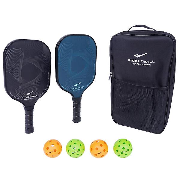  프로스펙스 파이버글라스 피클볼 라켓 2개입 세트 ( 패들 2개 + 실내용공 2개 + 실외용공 2개 + 전용가방 )