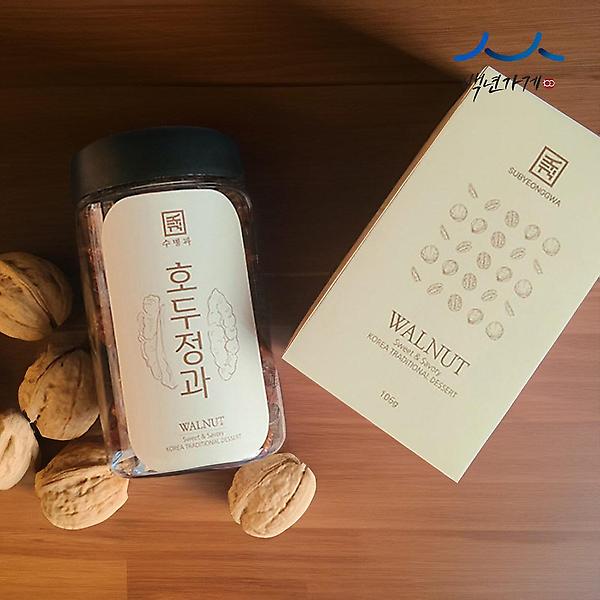  [백년가게]수병과 명장 견과류 호두정과 106g x 3개 답례품 견과류선물세트