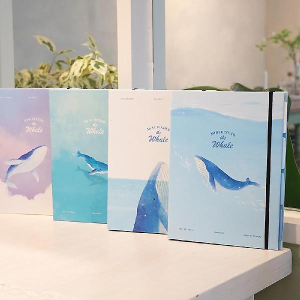 고래 미니 바인더 노트