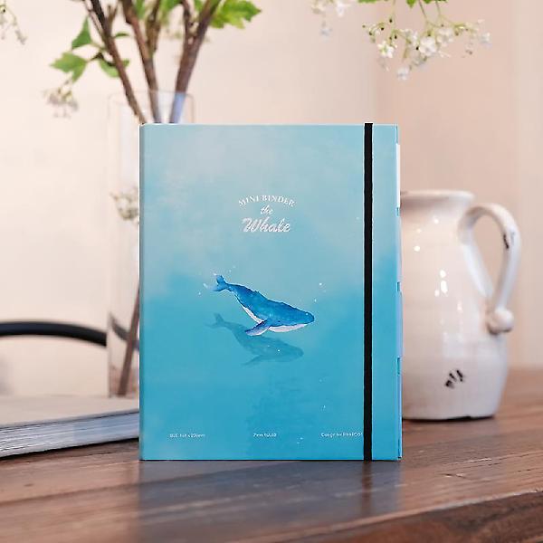  고래 미니 바인더 노트