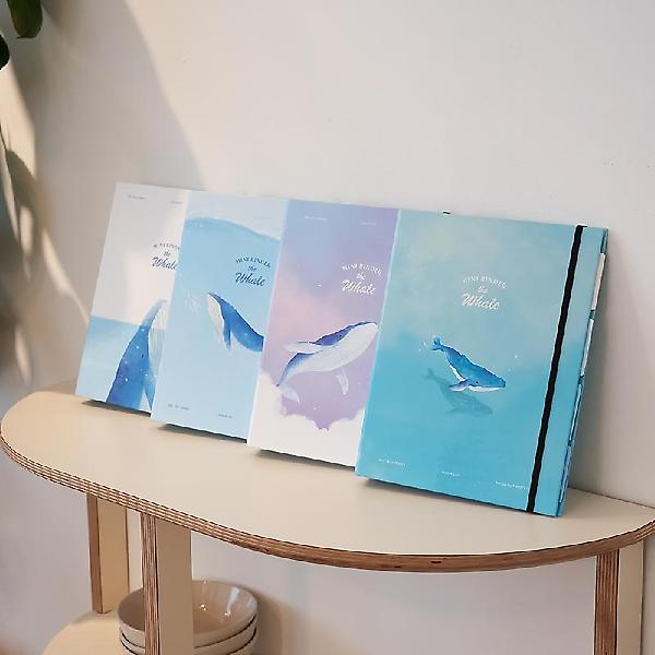  고래 미니 바인더 노트