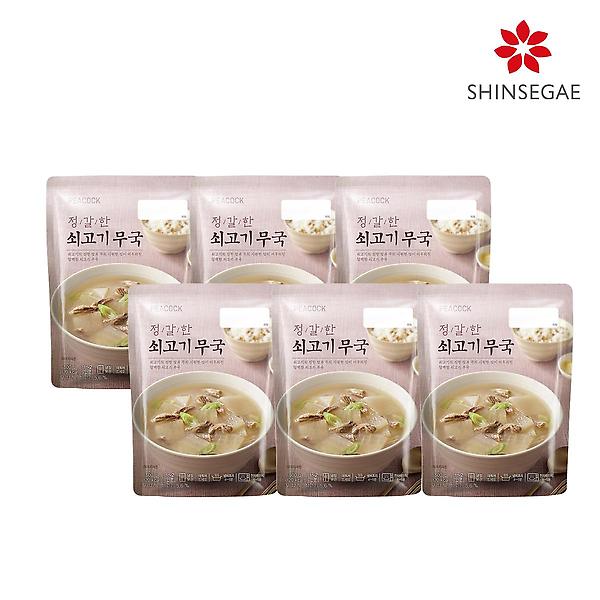  [피코크] 정갈한 소고기 무국 500g x 6팩
