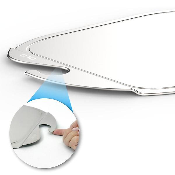  올지 셀렉트 스텐도마 SUS 304 이유식 주방 미니 도마 캠핑 손잡이 위생 김치 스테인리스