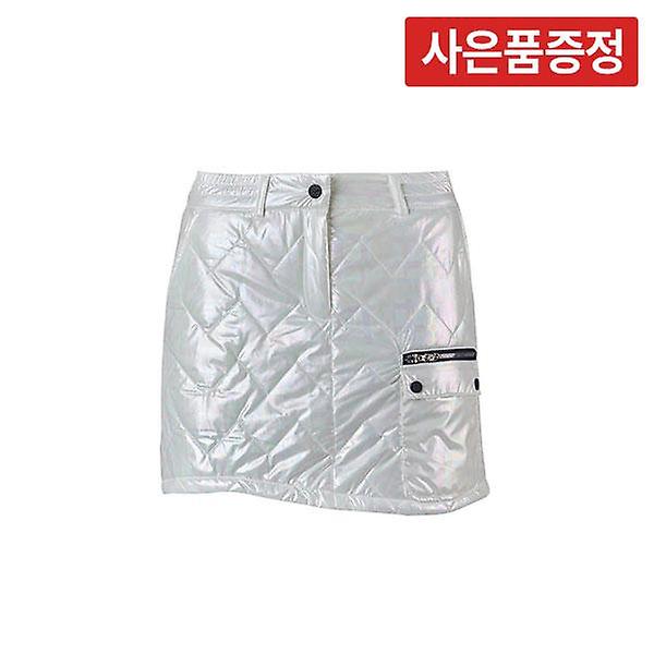  BOB 비오비 화이트 글로시 여성 패딩 큐롯 G4W2PQ520 + 블랙클로버 모자 사은품 (랜덤발송)