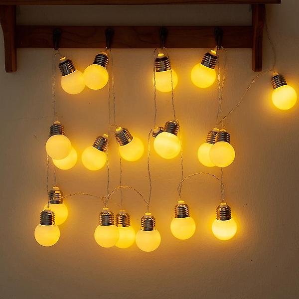  20구 LED 앵두 가랜드 전구 3m 방수 캠핑 스트링조명