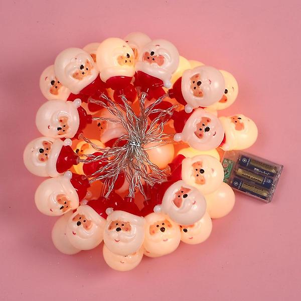  40구 LED 산타 가랜드 전구(웜색) 6M 크리스마스조명