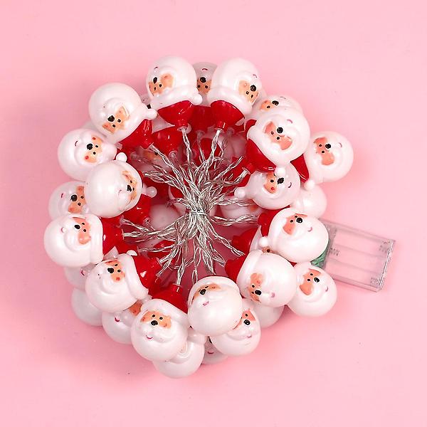  40구 LED 산타 가랜드 전구(웜색) 6M 크리스마스조명