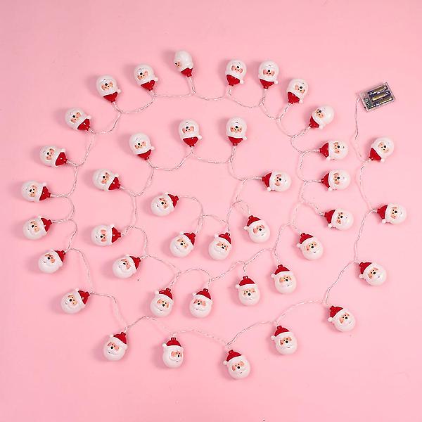  40구 LED 산타 가랜드 전구(웜색) 6M 크리스마스조명