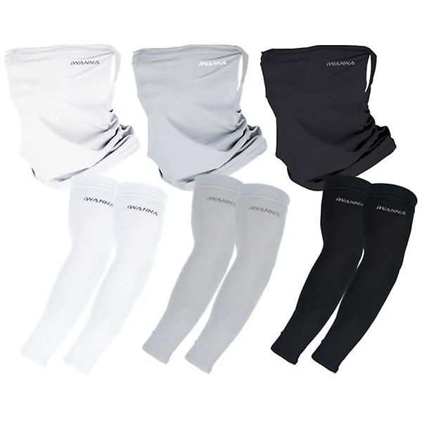  아이워너 자외선 차단 스포츠 마스크 팔토시 세트 골프 등산 러닝 야외 햇빛 얼굴 가리개