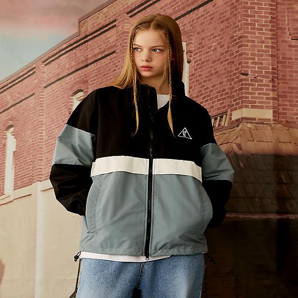  25P 블록 윈드 브레이커 25PU3SWBBK