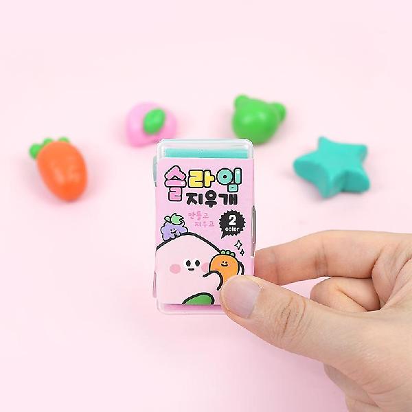  당근친구들 슬라임 케이스 지우개 2종세트