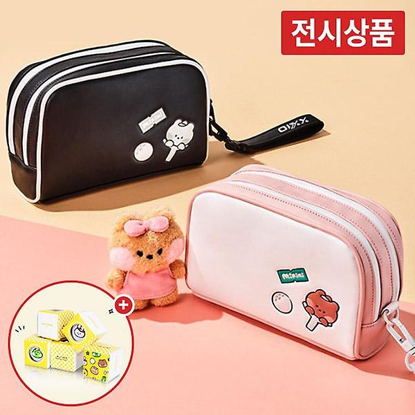  [전시상품] 던롭 젝시오 x 라인프렌즈 미니니 파우치 GGF 23034I + 라인프렌즈 골프공 5구 세트