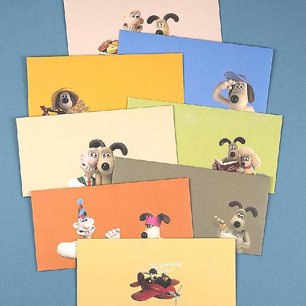  [공식정품]월레스와그로밋 가로 봉투세트