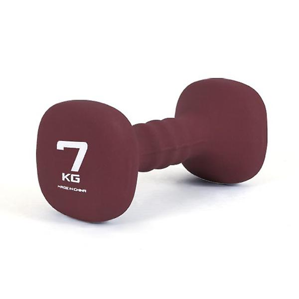  네오프렌 사각아령 7KG 근력운동 덤벨 헬스 바벨