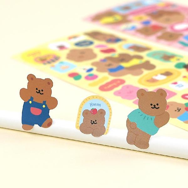  댄싱베어 스티커