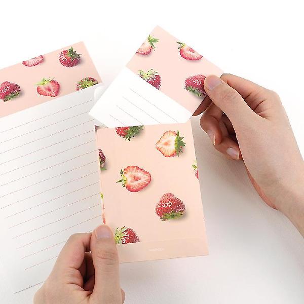  나는 과일 편지지 4종세트