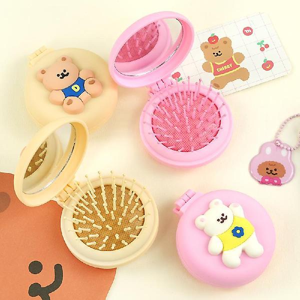  댄싱베어 거울브러쉬