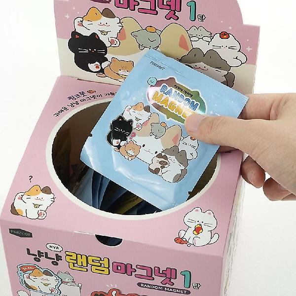  냥냥 랜덤 마그넷 인박스(60개세트)