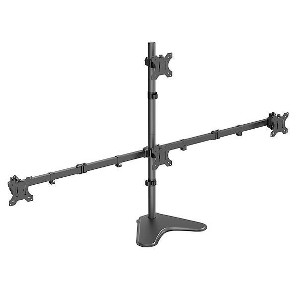  이지마운트 쿼드 4대 모니터 스탠드 거치대 M4-S310