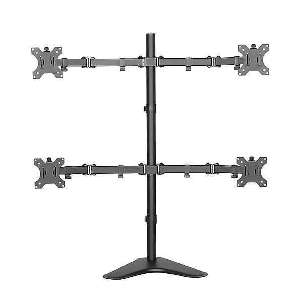  이지마운트 쿼드 4대 모니터 스탠드 거치대 M4-S220