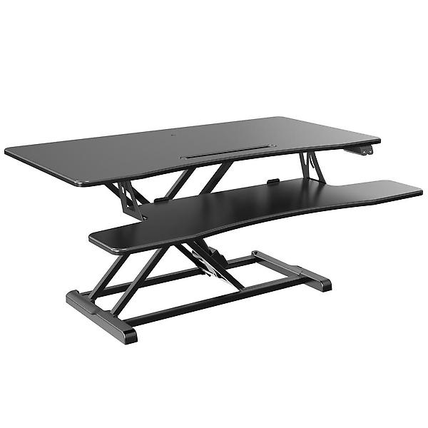  이지마운트 전동 모션 스탠드 스탠딩 데스크 책상 테이블 높이조절 듀얼모니터 WSD-EV1050D