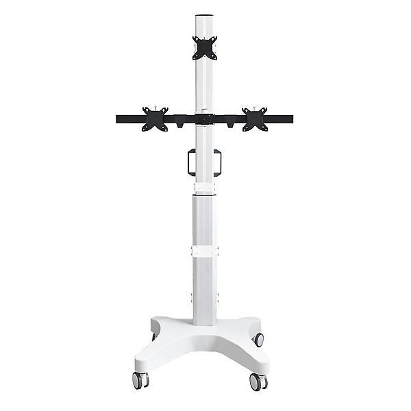  이지마운트 트리플 3대 TV 모니터 이동식 스탠드 거치대 AMSC-210