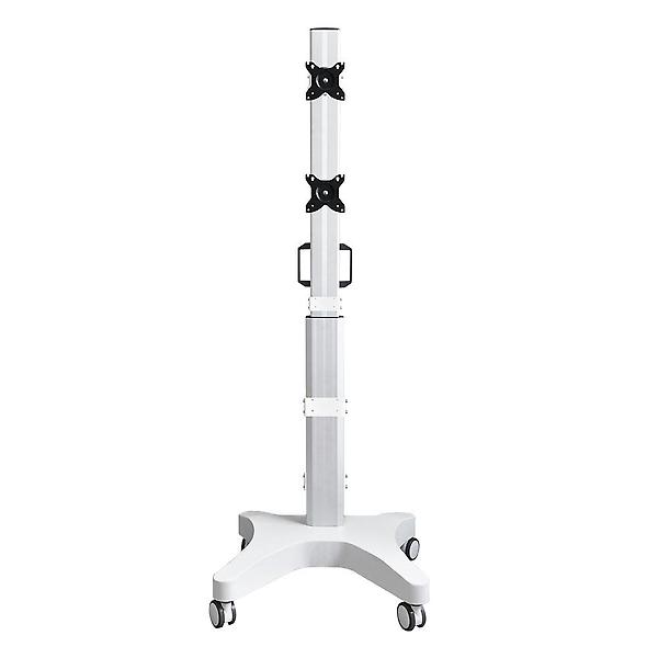  이지마운트 듀얼 2대 TV 모니터 이동식 스탠드 거치대 AMSC-110