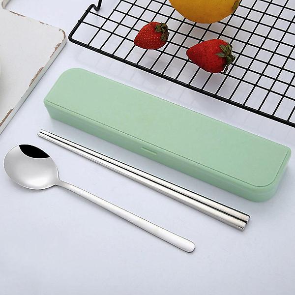  [쿠킹홈]파스텔 휴대용 수저세트(그린)