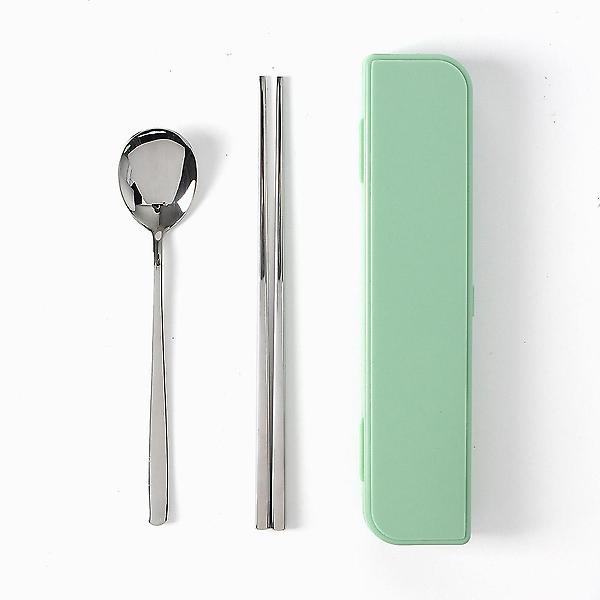  [쿠킹홈]파스텔 휴대용 수저세트(그린)