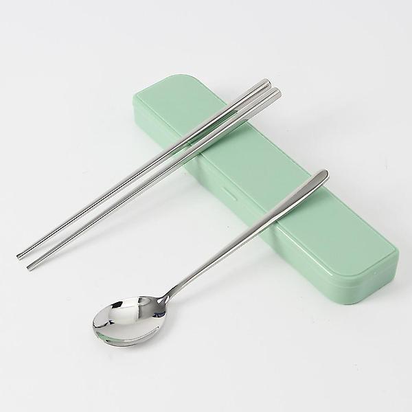  [쿠킹홈]파스텔 휴대용 수저세트(그린)