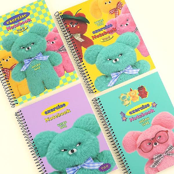  50 와사비베어 연습장 4종세트