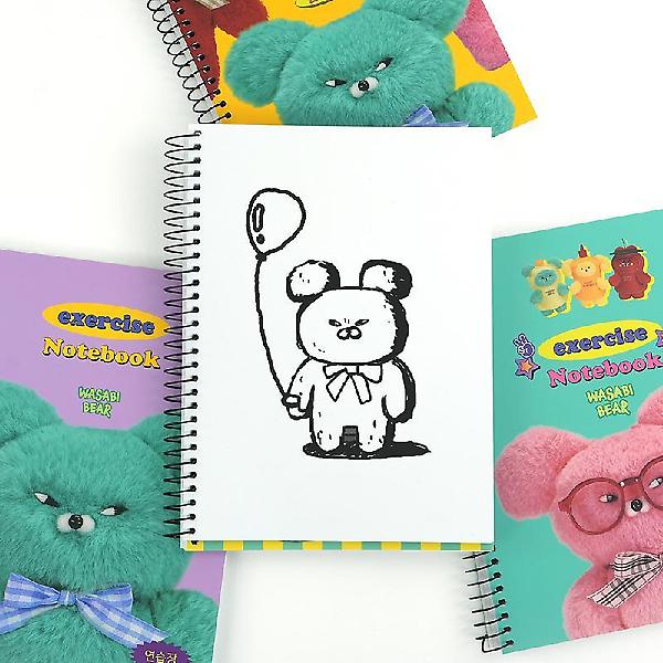  50 와사비베어 연습장 4종세트