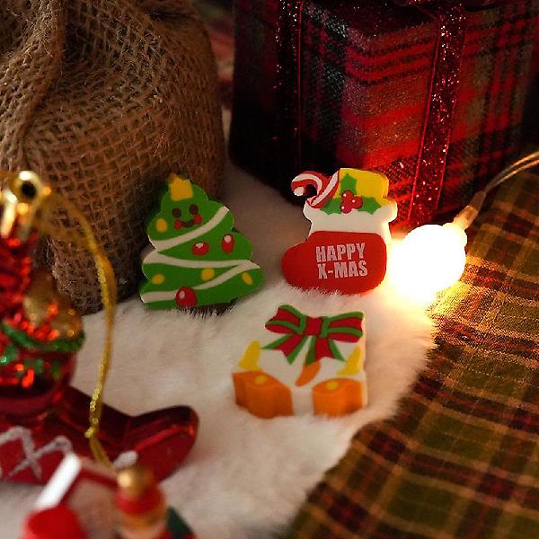  크리스마스 랜덤지우개 ver15  랜덤6개세트