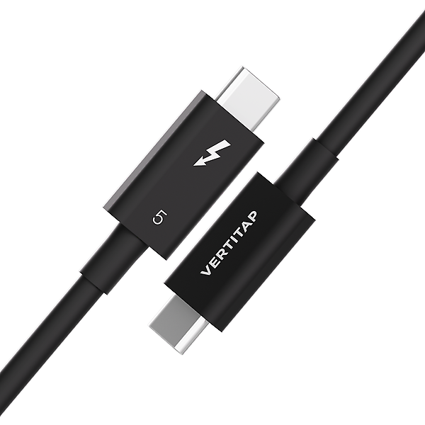  버티탭 인텔 공식 인증 썬더볼트5 PD 240W 120Gbps C TO C타입 케이블 1m