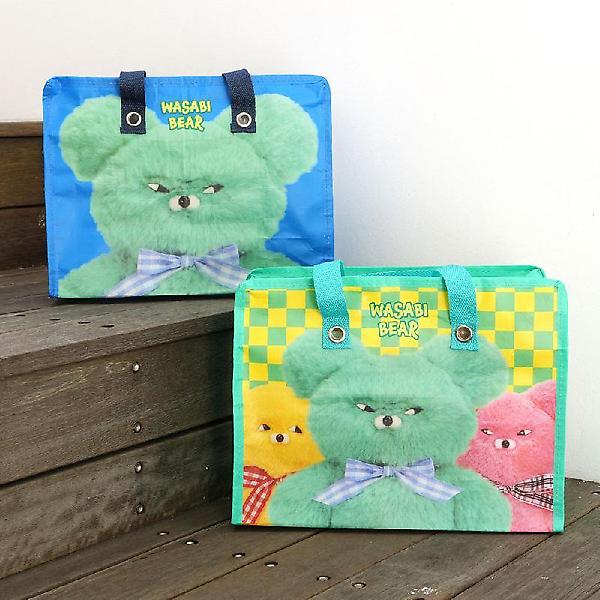  와사비베어 타포린 쇼핑백(소)