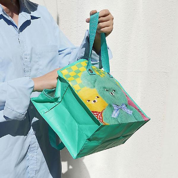  와사비베어 타포린 쇼핑백(소)