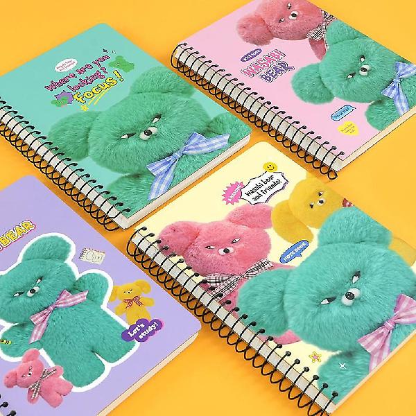  와사비베어 원링노트 4개세트