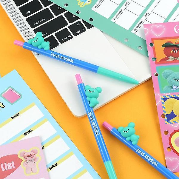  와사비베어 피규어 중성펜