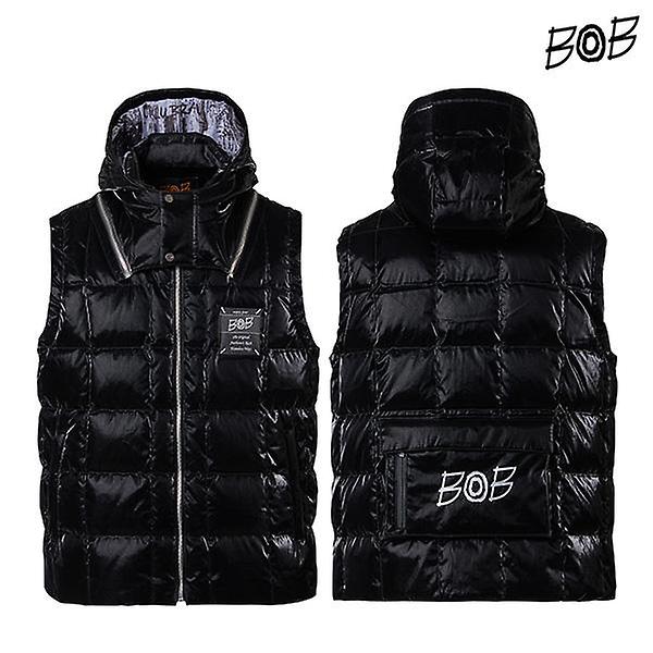 BOB 비오비 사각 퀼팅 글로시 남성 다운베스트 G4W1JV010