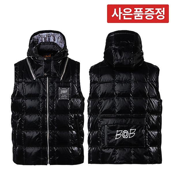  BOB 비오비 사각 퀼팅 글로시 남성 다운베스트 G4W1JV010 + 블랙클로버 모자 사은품 (랜덤발송)