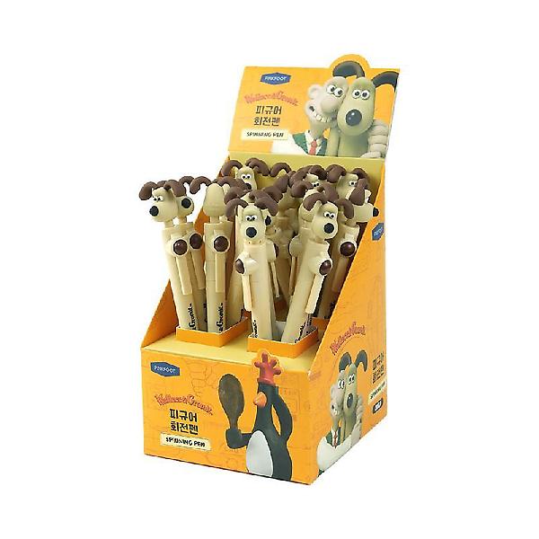  [공식정품]월레스와 그로밋 피규어 회전펜 인박스(20개세트)