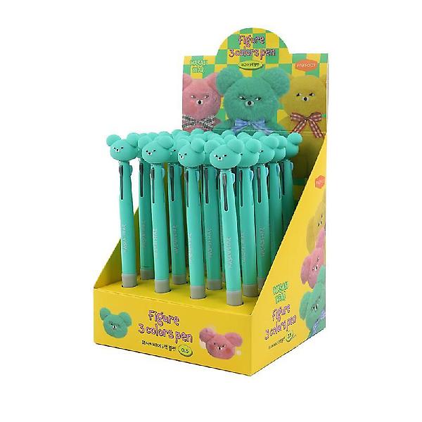  와사비베어 피규어 3색볼펜 인박스(20개세트)