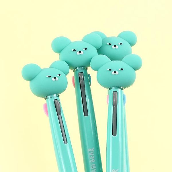  와사비베어 피규어 3색볼펜