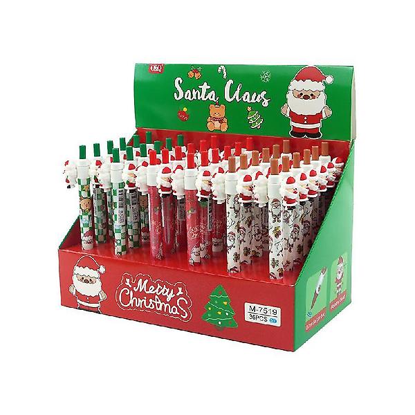  크리스마스 피규어 회전펜 인박스(36개세트)