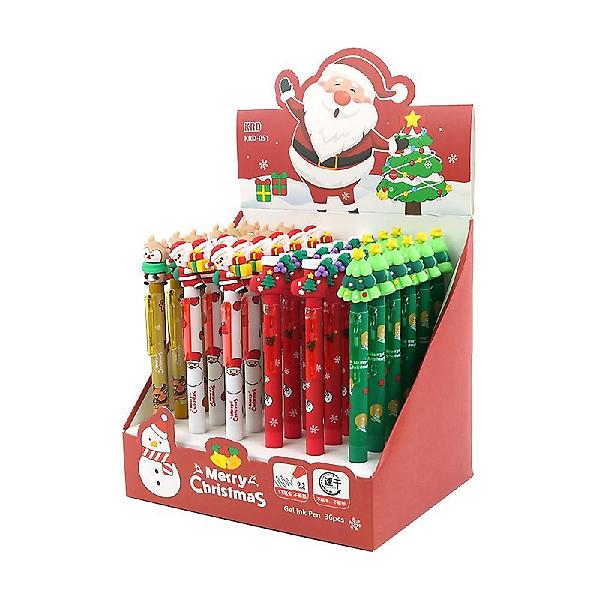  크리스마스 피규어 펜 인박스(36개세트)